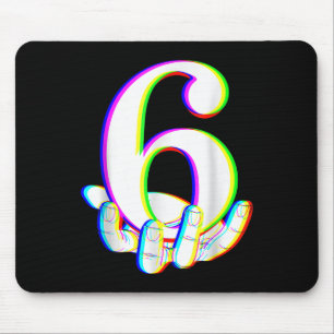 Funny 67 Six Seven Meme Couple Matching Halloween Mouse Pad