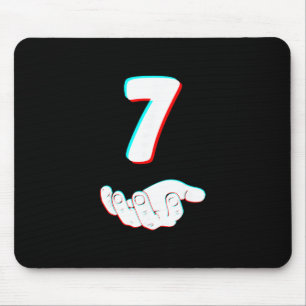 Funny 67 Six Seven Meme Couple Matching Halloween  Mouse Pad