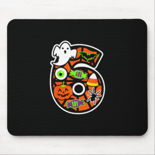 Funny 67 Six Seven Meme Couple Matching Halloween Mouse Pad