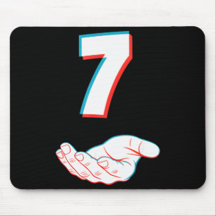 Funny 67 Six Seven Meme Couple Matching Halloween Mouse Pad