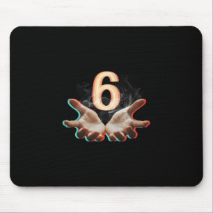 Funny 67 Six Seven Meme Couple Matching Halloween Mouse Pad