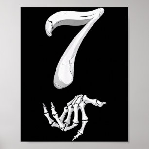 Funny 67 Six Seven Meme Couple Matching Halloween Poster