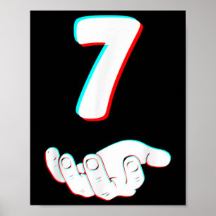 Funny 67 Six Seven Meme Couple Matching Halloween Poster