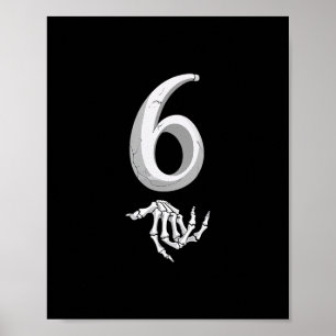 Funny 67 Six Seven Meme Couple Matching Halloween Poster