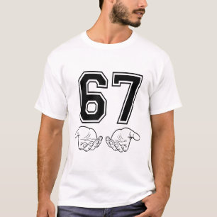 Funny 67 Six Seven Meme Couple Matching Halloween T-Shirt