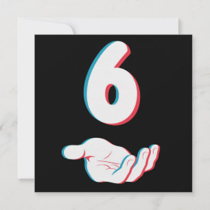 Funny 67 Six Seven Meme Couple Matching Holiday Card