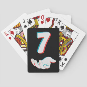 Funny 67 Six Seven Meme Couple Matching Playing Cards