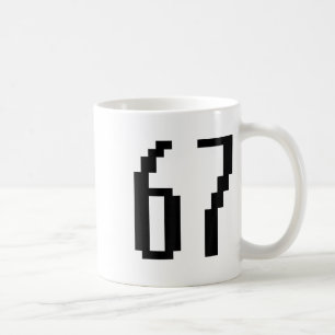 Funny 67 Six Seven Meme Couple Matching Retro Arca Coffee Mug