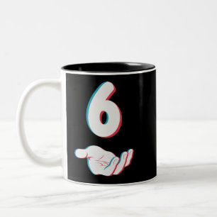 Funny 67 Six Seven Meme Couple Matching  Two-Tone Coffee Mug