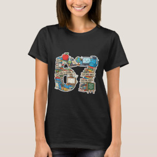 Funny 67 Six Seven Meme School Classroom Design T-Shirt