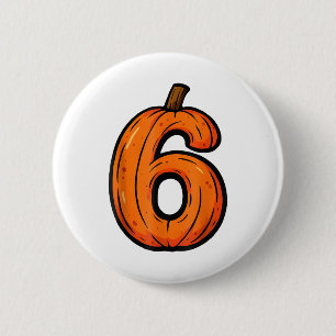 Funny 67 Six Seven Pumpkin Couple Matching Hallowe 6 Cm Round Badge