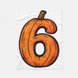 Funny 67 Six Seven Pumpkin Couple Matching Hallowe Fleece Blanket