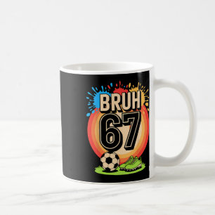 Funny 67 Six Seven Soccer Footll Meme Boys Men Wom Coffee Mug