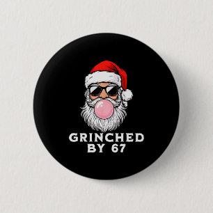 Funny 67 Six Seven Xmas Meme Brainrot 67 Ed By 67 6 Cm Round Badge