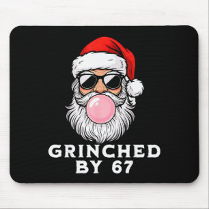 Funny 67 Six Seven Xmas Meme Brainrot 67 Ed By 67  Mouse Pad