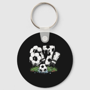 Funny 67 Soccer Drip Number 67 Soccer Key Ring