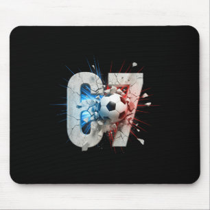 Funny 67 Soccer Drip Six Seven Meme 6 7 Boys Teens Mouse Pad