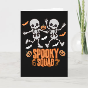 Funny 67 Spooky Squad 6 7 Numbers Six Seven Kids S Card