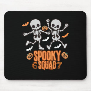 Funny 67 Spooky Squad 6 7 Numbers Six Seven Kids S Mouse Pad