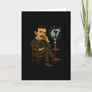 Funny 67 Teacher Humour Gift For Students Design Card