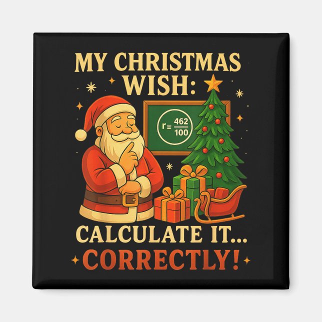 Funny 67 Tee Christmas Math 67 Meme – 6 7 Teacher  Magnet (Front)