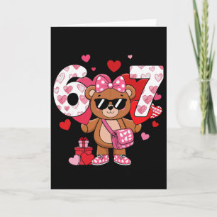Funny 67 Valentine 6 7 Six Seven Meme Kids Women M Card