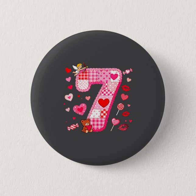 Funny 67 Valentine Meme Couple Matching Love  6 Cm Round Badge (Front)