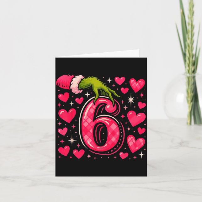 Funny 67 Valentine Meme Couple Matching Love  Card (Front)