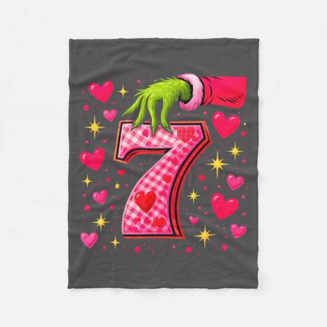 Funny 67 Valentine Meme Couple Matching Love  Fleece Blanket (Front)