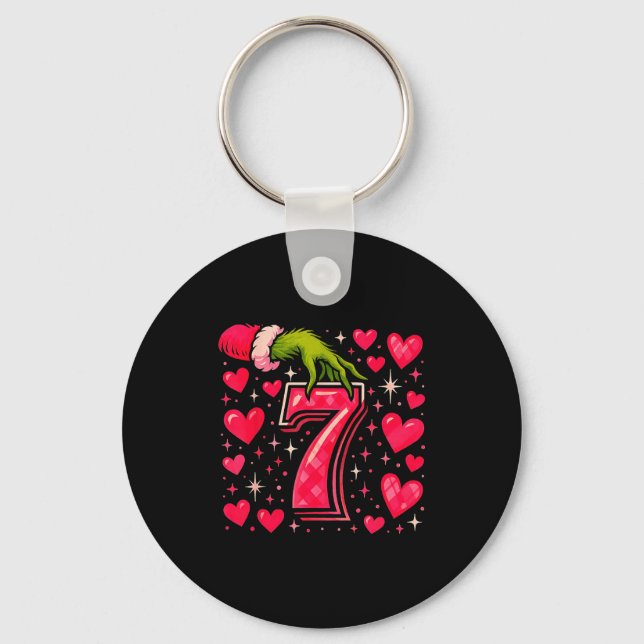 Funny 67 Valentine Meme Couple Matching Love  Key Ring (Front)