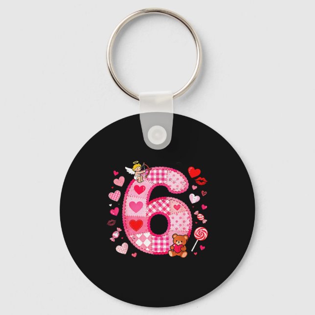 Funny 67 Valentine Meme Couple Matching Love  Key Ring (Front)