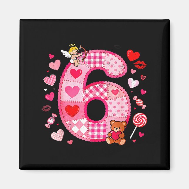 Funny 67 Valentine Meme Couple Matching Love  Magnet (Front)