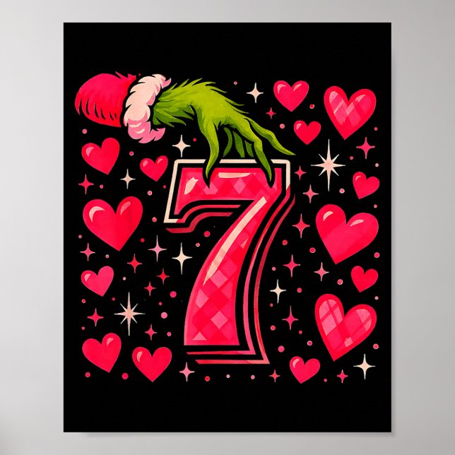 Funny 67 Valentine Meme Couple Matching Love  Poster (Front)