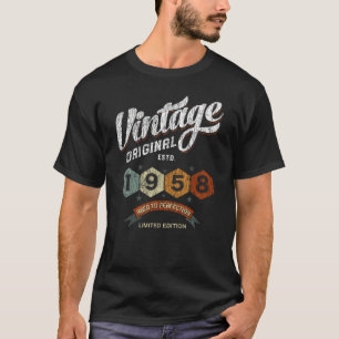 Funny 67 Year Old 1958 Vintage 67th Birthday Gift T-Shirt