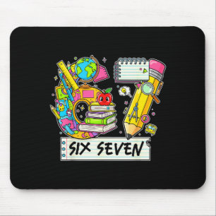 Funny 67th Day Of School, Vibes Funny Six Seven 67 Mouse Pad