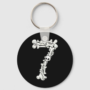 Funny 6 7 Bones Six Seven Couple Matching Key Ring