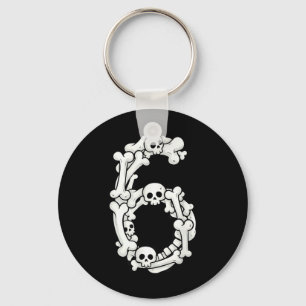 Funny 6 7 Bones Six Seven Couple Matching Key Ring