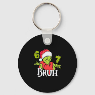 Funny 6 7 Bruh Merry Christmas Santa 67 Meme Men W Key Ring