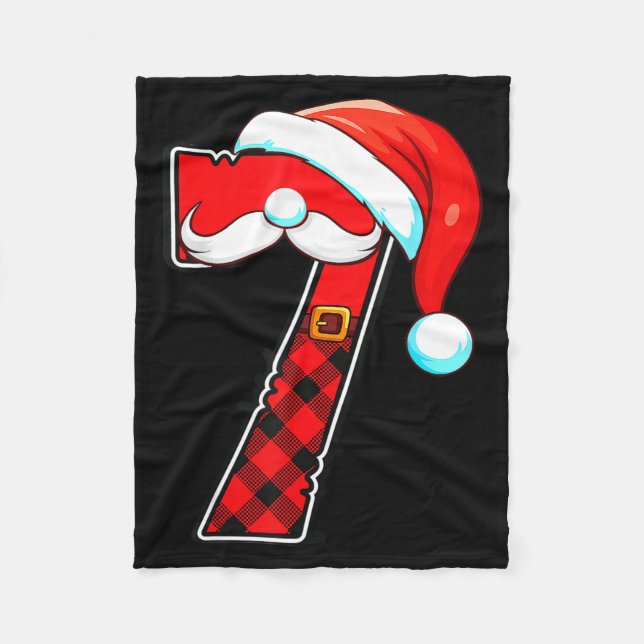 Funny 6 7 Couples Christmas Costume Matching Outfi Fleece Blanket (Front)