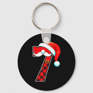 Funny 6 7 Couples Christmas Costume Matching Outfi Key Ring