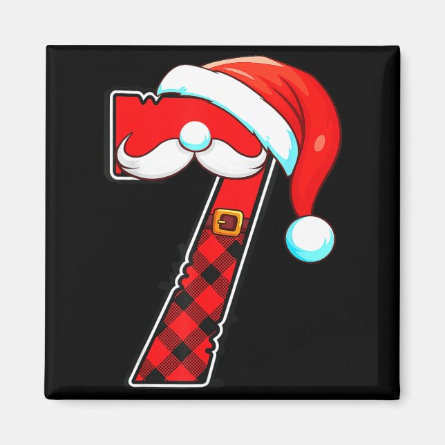 Funny 6 7 Couples Christmas Costume Matching Outfi Magnet (Front)