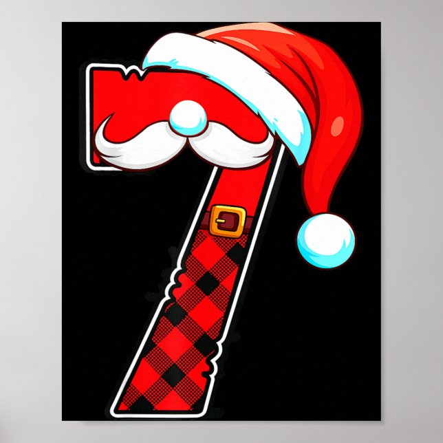 Funny 6 7 Couples Christmas Costume Matching Outfi Poster (Front)