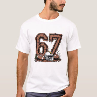 Funny 6-7 Drip American Football 67 Six Seven Meme T-Shirt