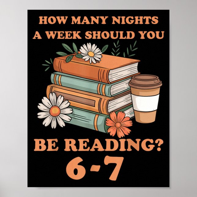 Funny 6-7 Englieacher 67 Meme Reading  Poster (Front)