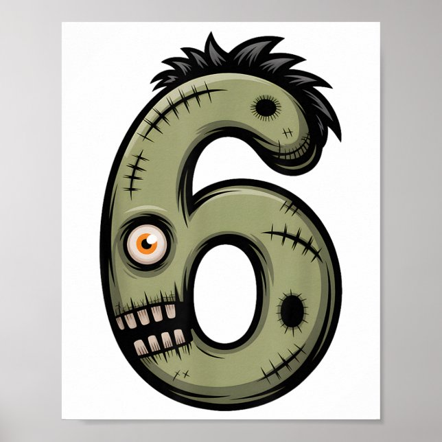 Funny 6 7 Halloween Costume Meme 67 Halloween _1  Poster (Front)