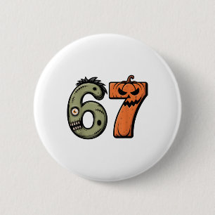 Funny 6 7 Halloween Costume Meme 67 Halloween _2 Cm Round Badge