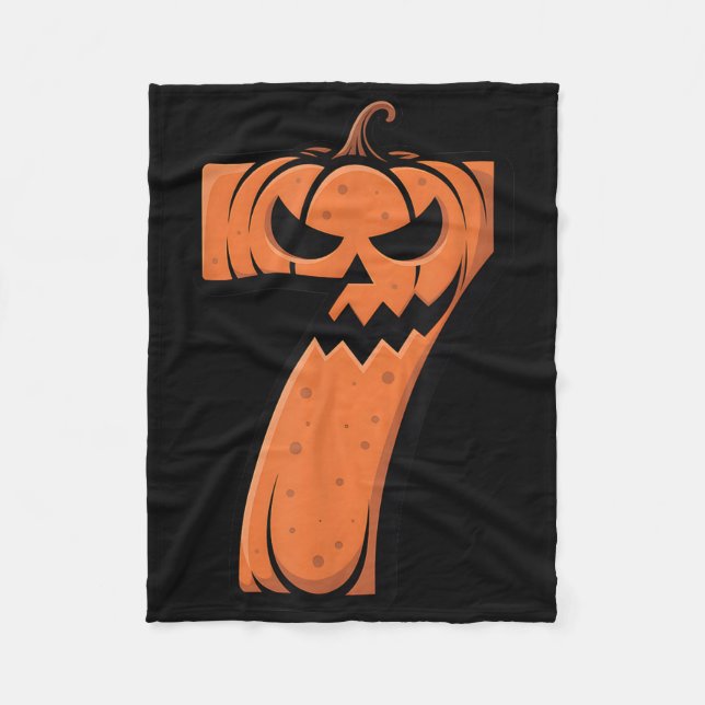 Funny 6 7 Halloween Costume Meme 67 Halloween  Fleece Blanket (Front)