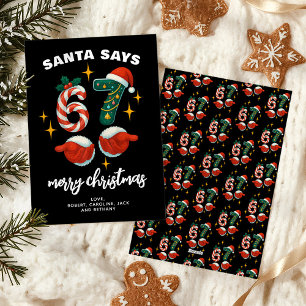Funny 6-7 Meme 67 Christmas Holiday Card