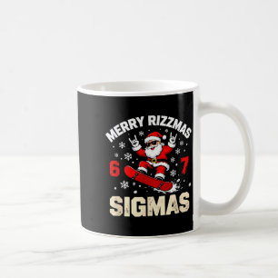 Funny 6-7 Meme Christmas Nice Naughty 67 Slang Tre Coffee Mug