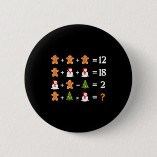 Funny 6 7 Meme Christmas Order Of Operations Math Cm Round Badge